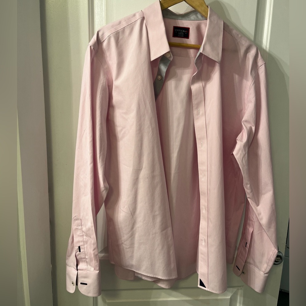 UNTUCKit Light Pink Men's Dress Shirt